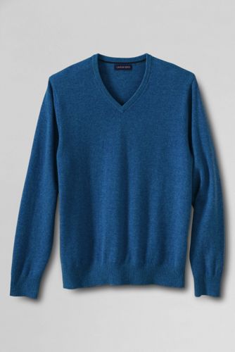 【ランズエンド LANDS' END】メンズ・ランズエンド・カシミヤ/Vネック/長袖 ランズエンド