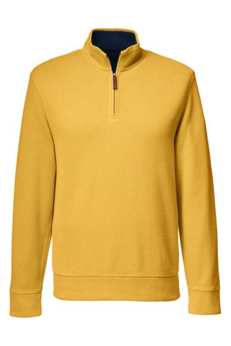 【ランズエンド LANDS' END】メンズ・ベッドフォード・リブ/無地/長袖 ランズエンド