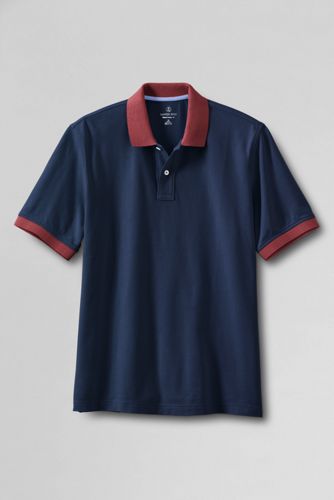 【ランズエンド LANDS' END】メンズ・ヘリテージ・ポロ/プレッピー/半袖 ランズエンド