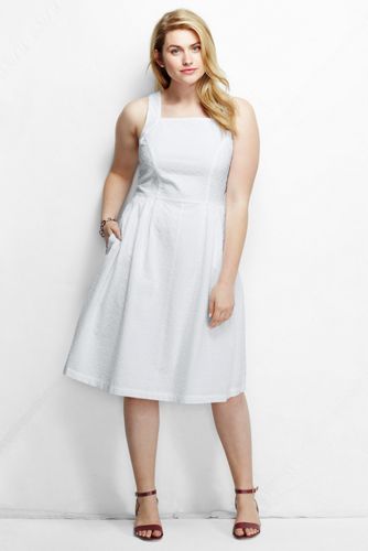 women's cotton sundresses plus size