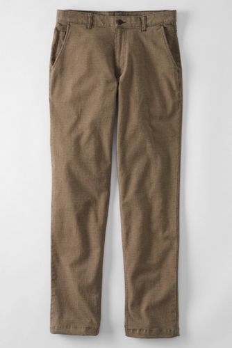 【ランズエンド LANDS' END】メンズ・バーサパンツ/ストレッチコットン・パターン ランズエンド