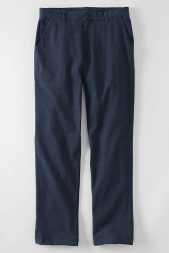 【ランズエンド LANDS' END】メンズ・バーサパンツ/ストレッチコットン・パターン ランズエンド