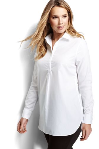 cotton plus size tops