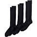 Men's Seamless Toe Over the Calf Rib Dress Socks 3-pack, Front