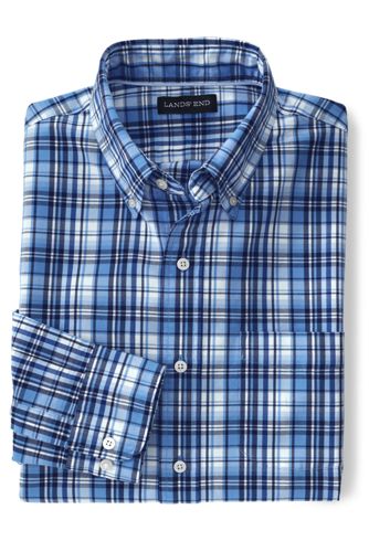 Men's Traditional Fit Patterned Sail Rigger Oxford Shirt 