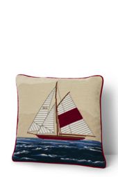 CHEAP Needlepoint Decorative Pillows-Sailboat,Q LIMITED