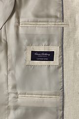Linen Cotton Sport Coat 467962: Flax