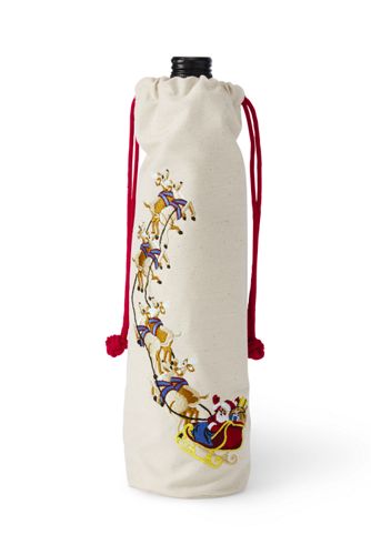 【ランズエンド LANDS' END】エンブロイダリー・ワインバッグ/ONESIZE/その他