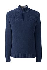 Cotton Drifter Half-zip Sweater 482486: Midnight Sky Heather