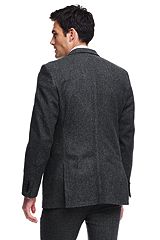 Herringbone Wool Sportcoat 486542: Grey