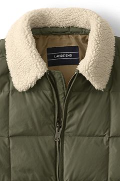 Lands' End 600 Down Bomber 501923: Smokey Olive