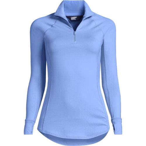 Women's Plus Size Baselayer Cozy Thermaskin Quarter Zip Top