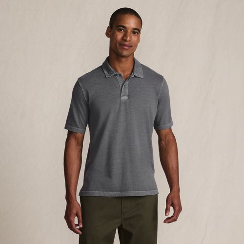 Men's Short Sleeve Sun Faded Super T Polo | Lands' End