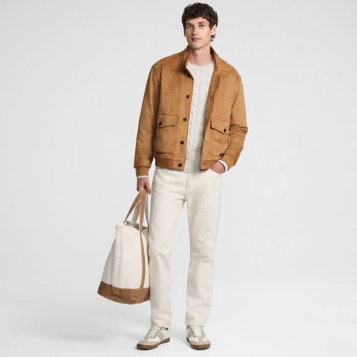 Men's Faux Suede Jacket | Lands' End