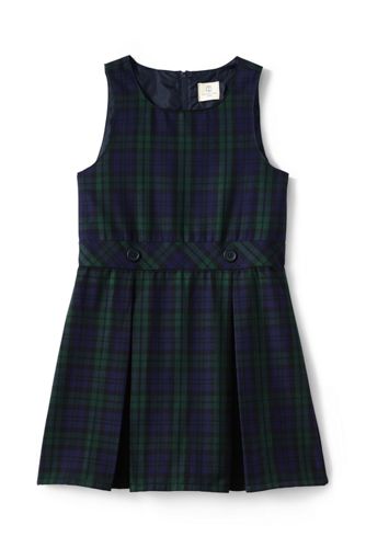 Little Girls' Plaid Jumper