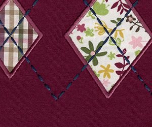 Deep Berry Argyle