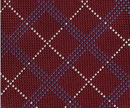 Textured Tattersall Necktie: Vintage Wine