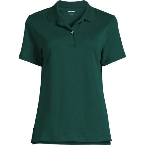Women's Short Sleeve Polished Rib Polo