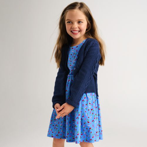 Girls Slip Dress with Short Sleeve Tee