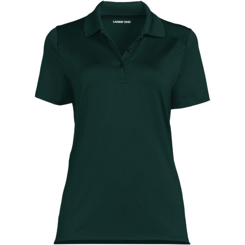 Women's Short Sleeve Polished Rib Polo