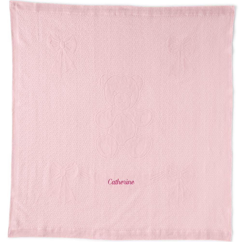 Pink discount pram blanket