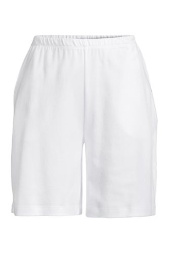 women's knit shorts with elastic waist