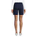 Women's Petite Sport Knit High Rise Elastic Waist Shorts, Back