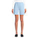 Women's Petite Sport Knit High Rise Elastic Waist Shorts, Front