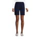 Women's Petite Sport Knit High Rise Elastic Waist Shorts, Front