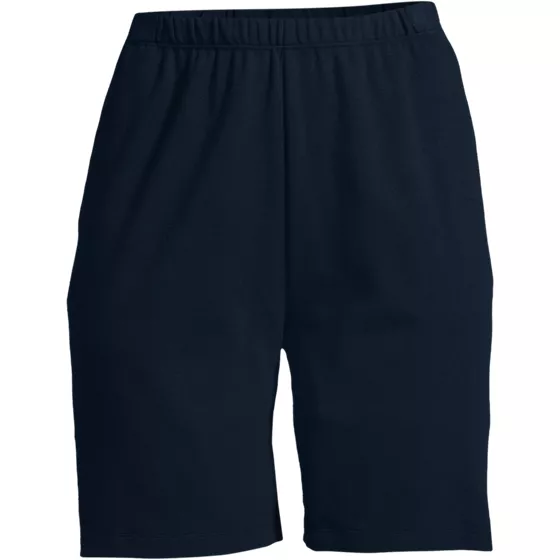 Women's Plus Size Sport Knit High Rise Shorts - primary