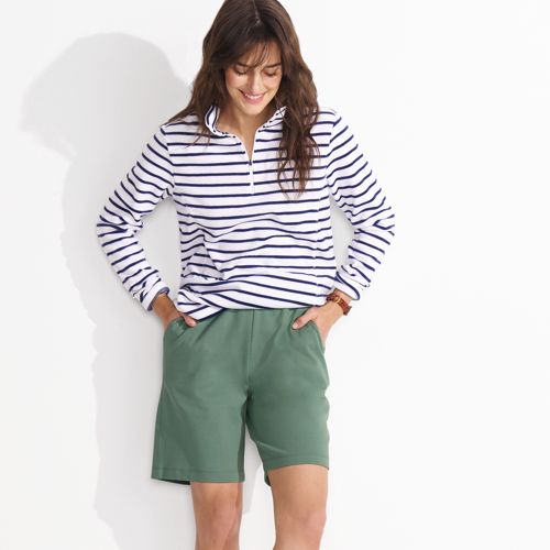 Flat-Front City Shorts