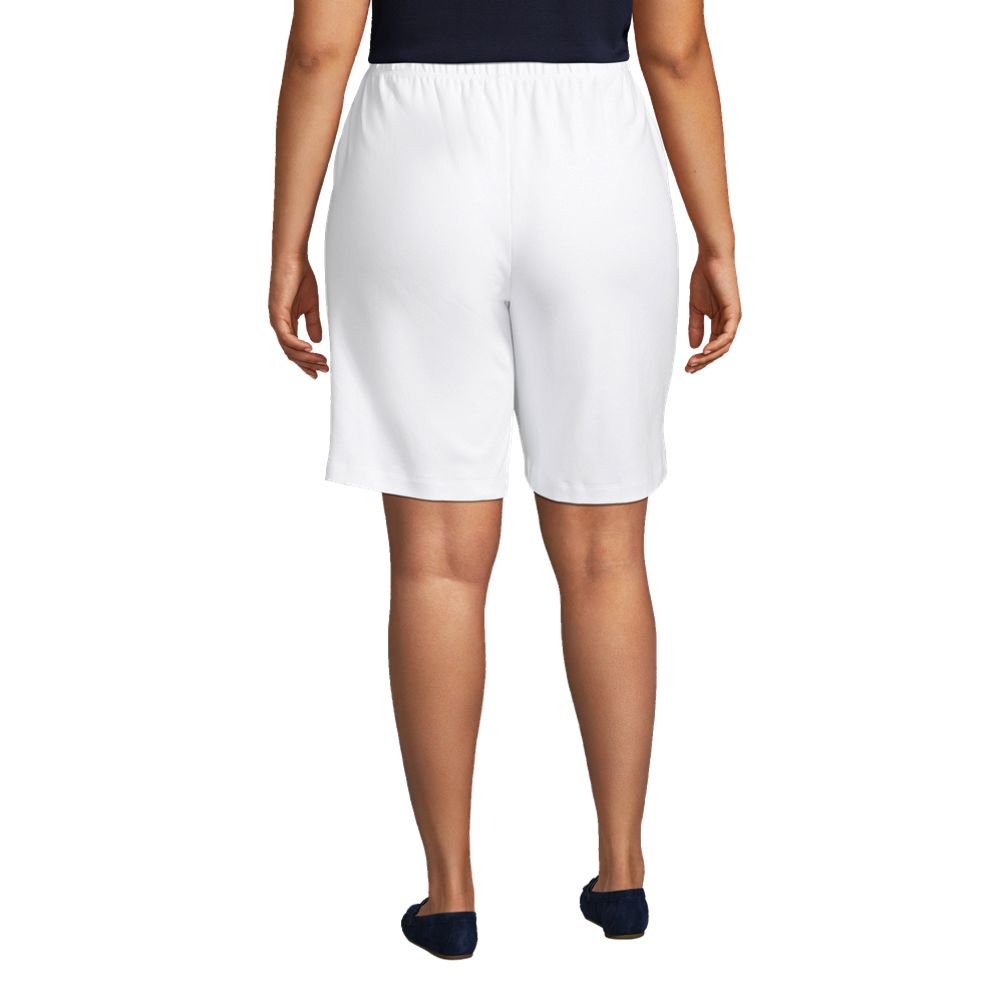 Women's Plus Size Women's Sport Knit High Rise Shorts
