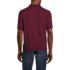 School Uniform Men's Banded Short Sleeve Mesh Polo , Back