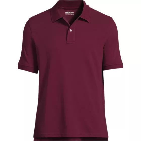 Men's Banded Short Sleeve Mesh Polo - primary