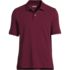 School Uniform Men's Banded Short Sleeve Mesh Polo , Front