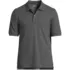 School Uniform Men's Banded Short Sleeve Mesh Polo , Front