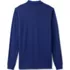 Men's Big Long Sleeve Classic Mesh Polo Shirt, Back