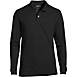 Men's Long Sleeve Classic Mesh Polo, Front