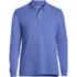 Men's Long Sleeve Classic Mesh Polo Shirt, Front