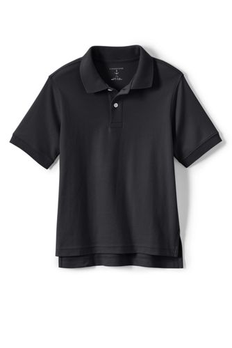 black uniform polo shirt