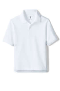 School Uniform Little Kids Short Sleeve Interlock Polo Shirt, alternative image