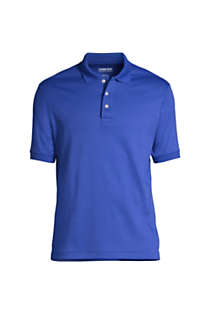 Men's Custom Logo Banded Cuff Short Sleeve Supima Cotton Polo Shirt