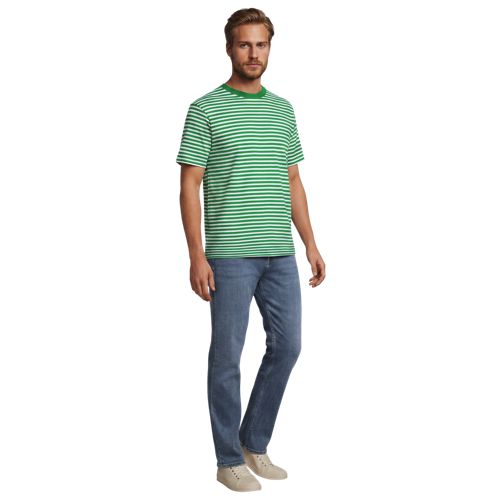 Vibrant Clover/White Stripe