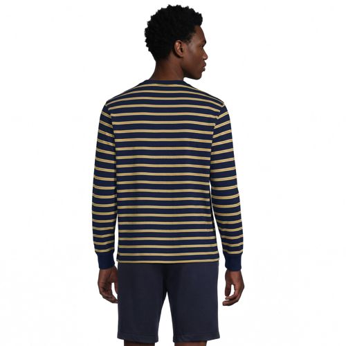 Navy/Mineral Yellow Stripe