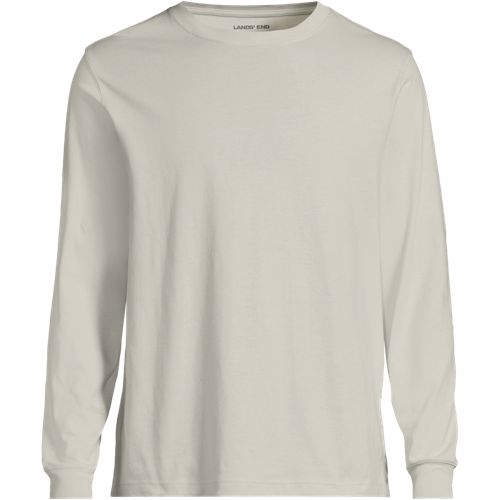 Super-T Long Sleeve T-shirt, Men, size: XL, regular, Misc, Cotton, by Lands' End