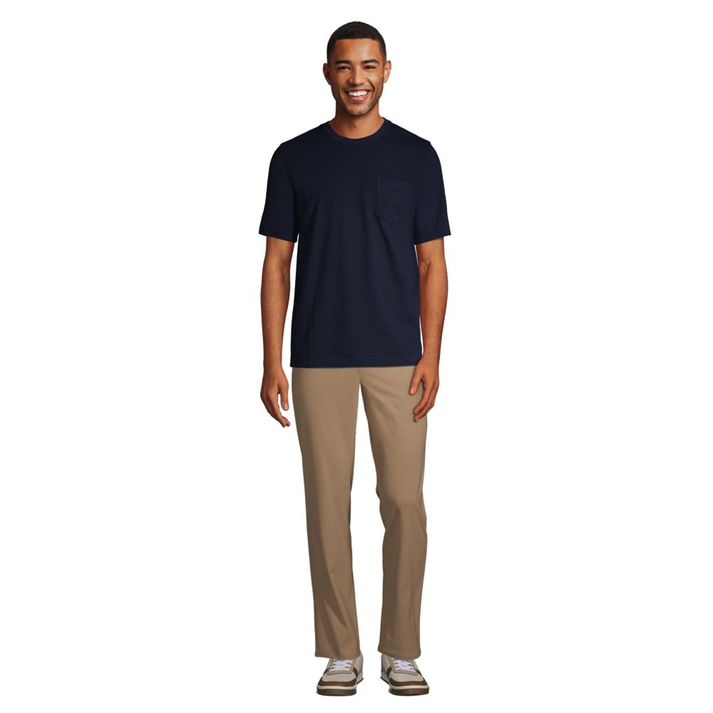Men's Super-T Short Sleeve T-Shirt with Pocket | Lands' End
