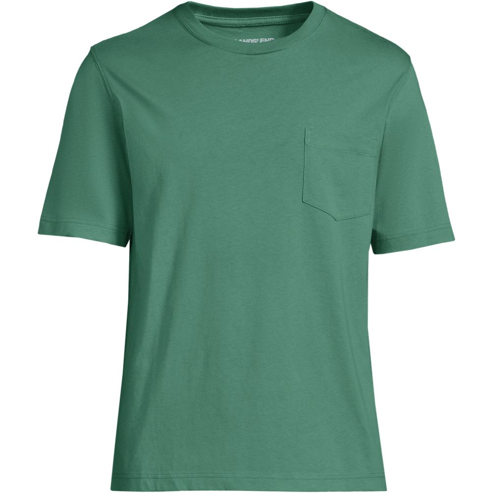 Men's Super-T Short Sleeve T-Shirt with Pocket | Lands' End