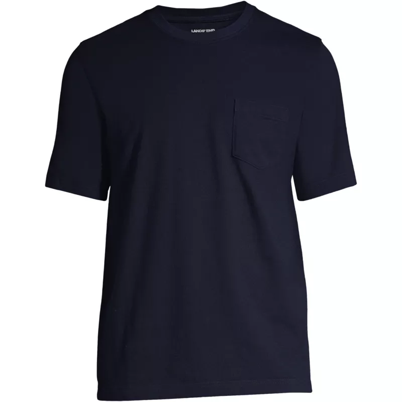 Men's Big and Tall Super-T Short Sleeve T-Shirt with Pocket, Front