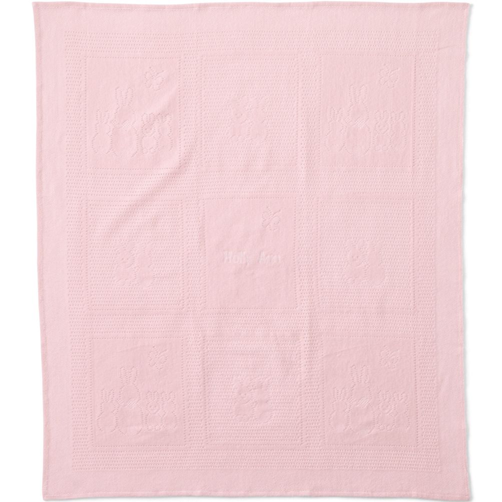 Pink cot blanket hot sale