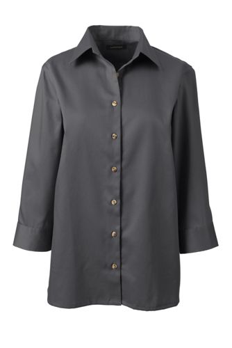 Women's 3/4-sleeve Performance Twill Shirt - image 3